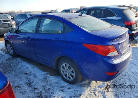 2014 Hyundai Accent Gls z USA, uszkodzony, nr VIN KMHCT4AE2EU727089